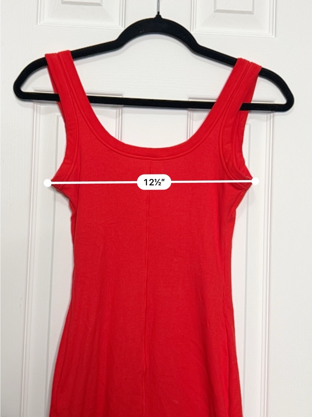 SKIMS Red Ribbed Tank Romper Shorts Bodysuit Size S - Picture 6 of 9